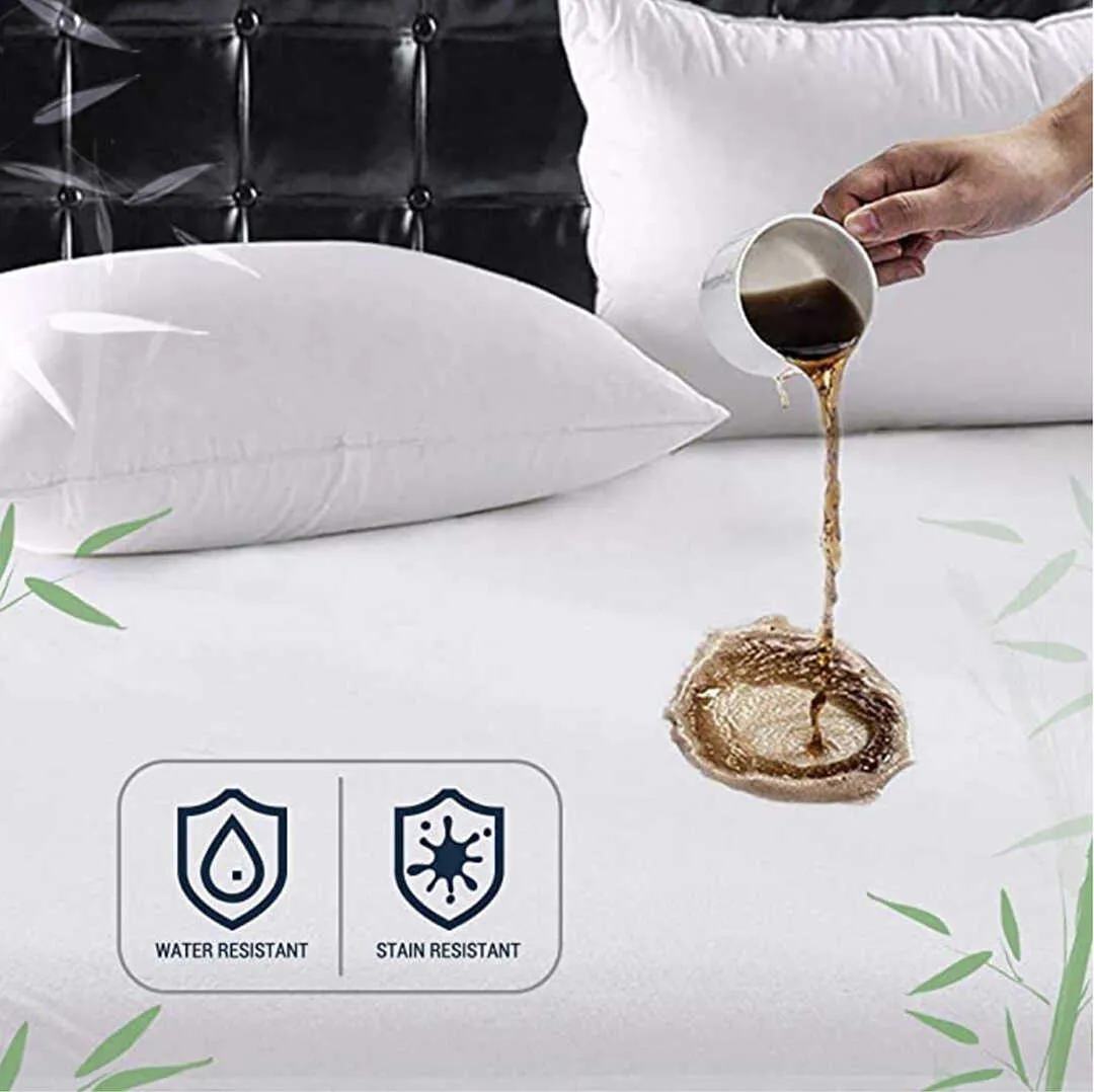 100% Pure Organic Bamboo Waterproof Mattress Protector