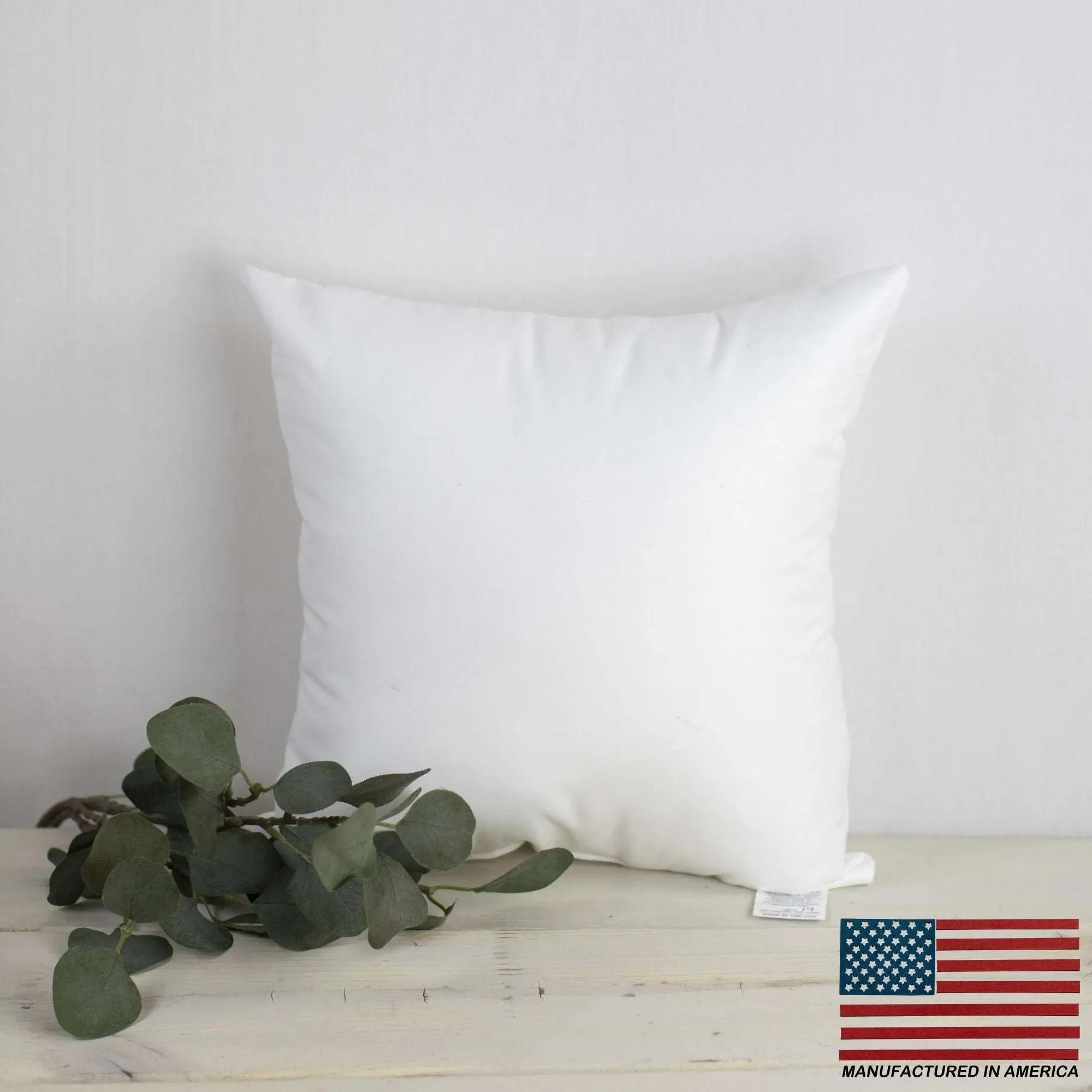 11x11 | Square Angel Hair Insert | Indoor Outdoor Down Alternative Hypoallergenic Pillow Insert | Quality Insert | Premium Insert