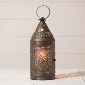 17-Inch Hand Punched Lantern signed by Irvin