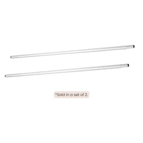 2 pc Crossbar support (drape support) rod 3ft to 5ft