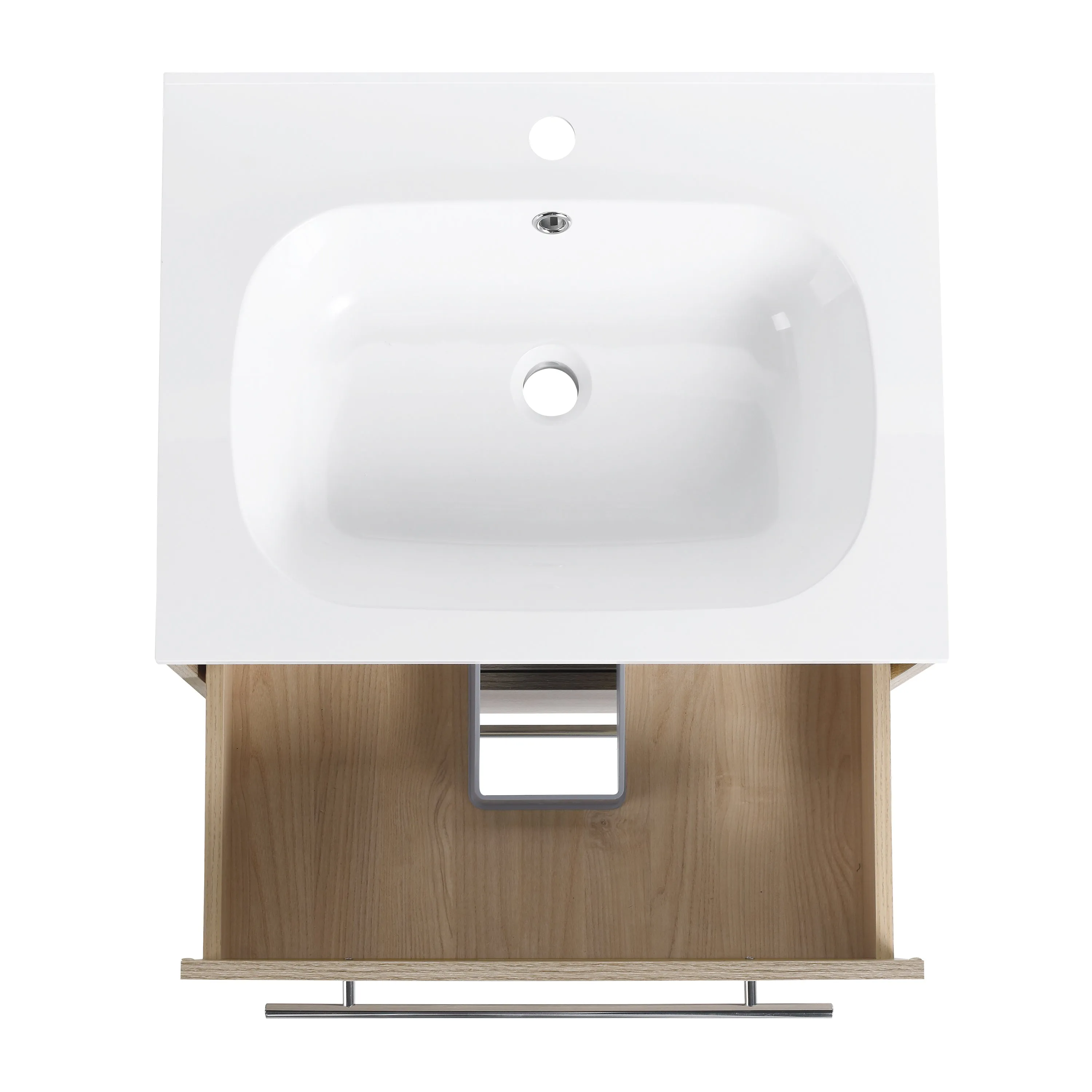 24 Inch Elegant Wall Mounted Bathroom Vanity