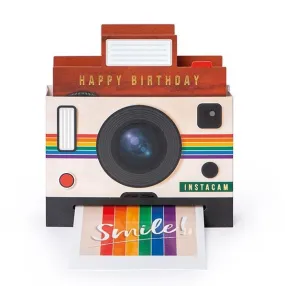 3D Camera birthday card