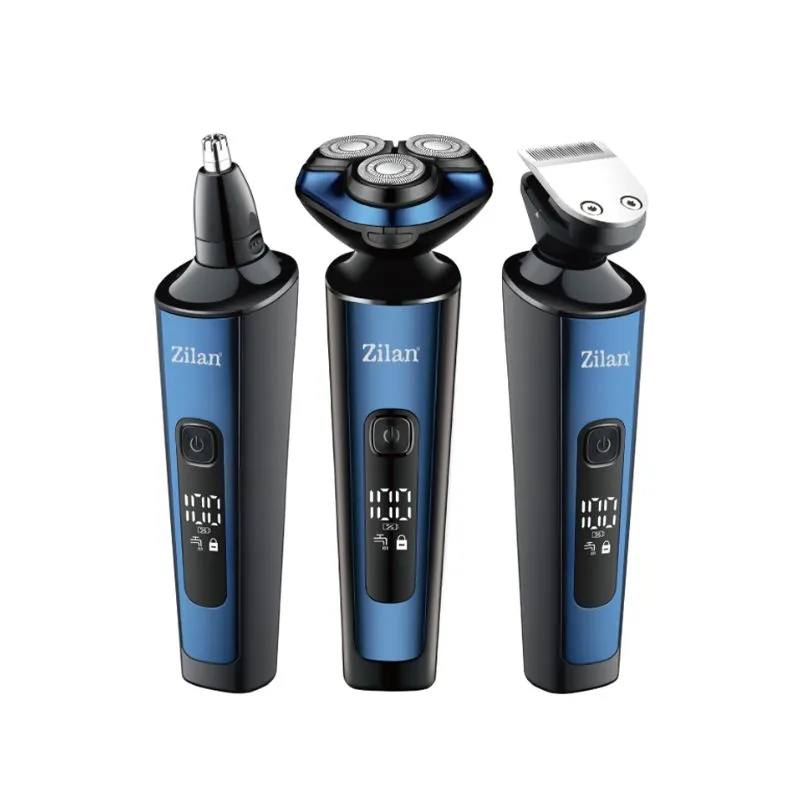 4 in 1 Rotary Shaver, Nose Trimmer & Hair Clipper