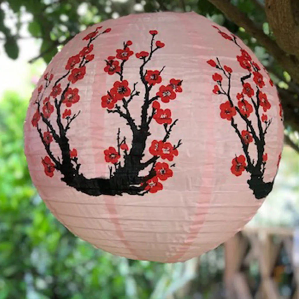 40cm Cherry blossom nylon lantern