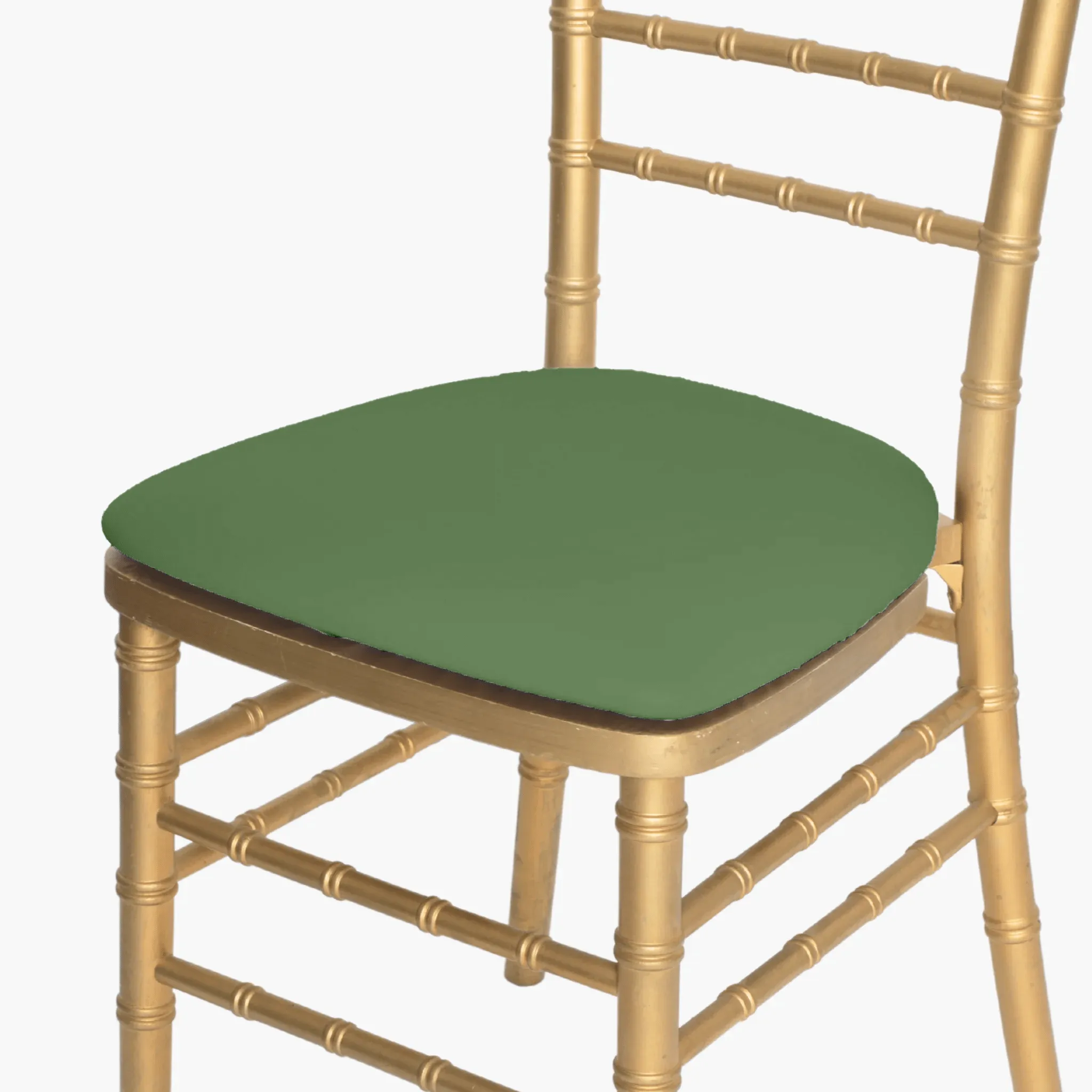 5 pcs/pk Spandex Chiavari Seat Pad Cover - Willow Green