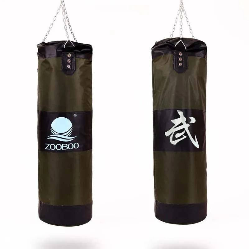 60/80/100 cm Bag Red Green Fight Training Sandbag Kids And Adult Martial Arts Punch Bags