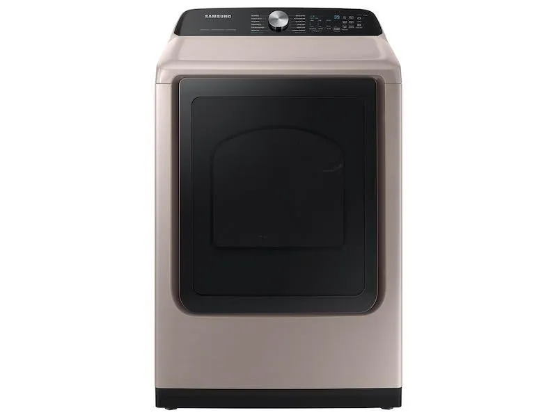 7.4 cu. ft. Smart Gas Dryer with Steam Sanitize  in Champagne - (DVG52A5500C)