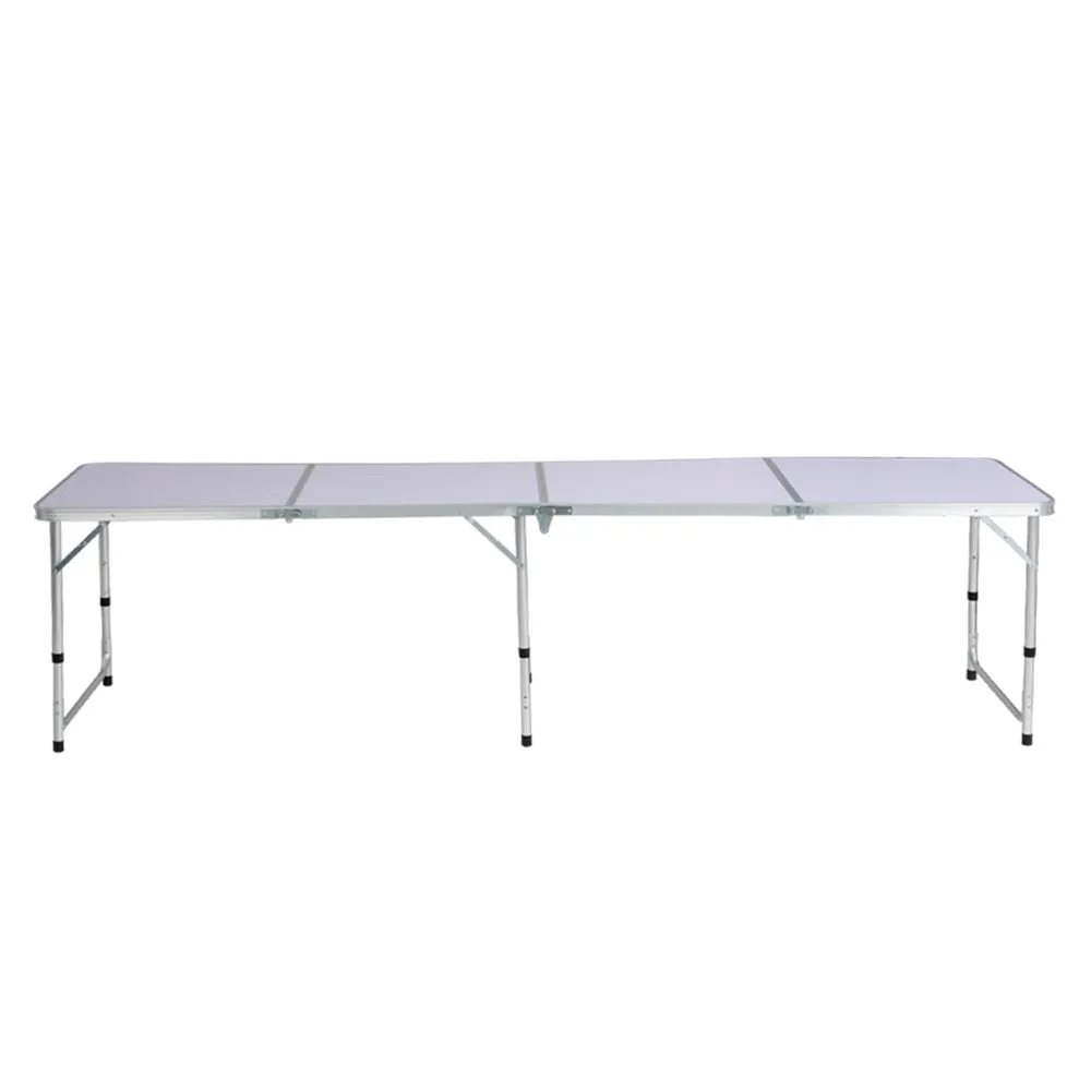 Adjustable Height 240CM Folding Camping Table Aluminum Weisshorn