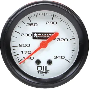 Allstar Performance Oil Temperature Gauge - 2-5/8" Diameter - 140-280F