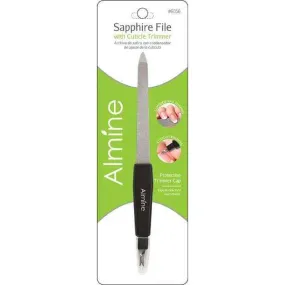 Almine Sapphire File with Cuticle Trimmer