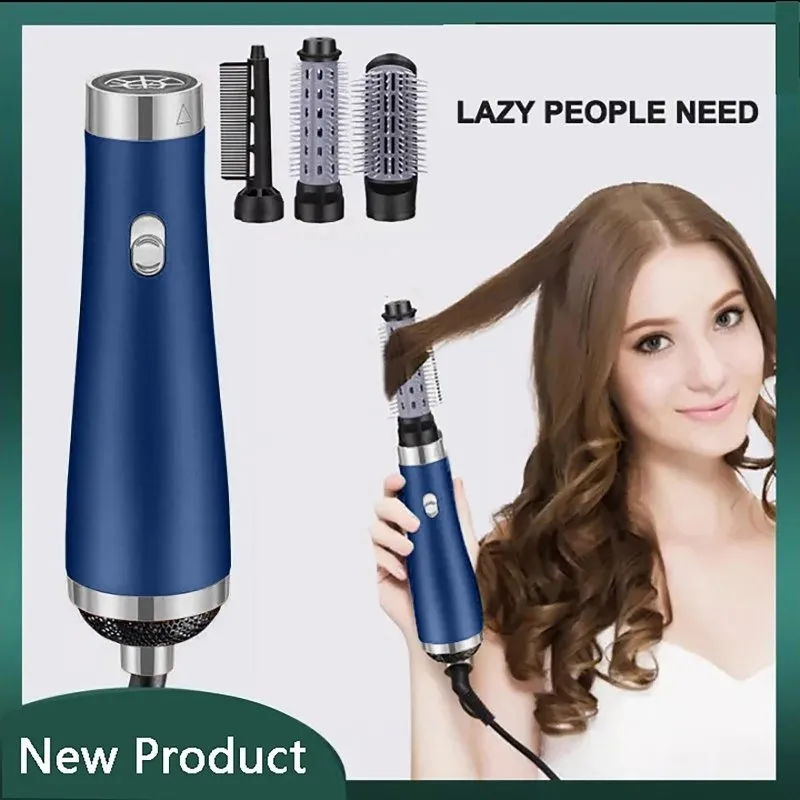 Angel Decoration 5 In 1 Hair Dryer Brush Blow Curling Iron Newest Hair Dryer And Volumizer Set