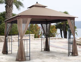 APEX GARDEN Harmony 10 ft. x 10 ft. Gazebo with Mosquito Net