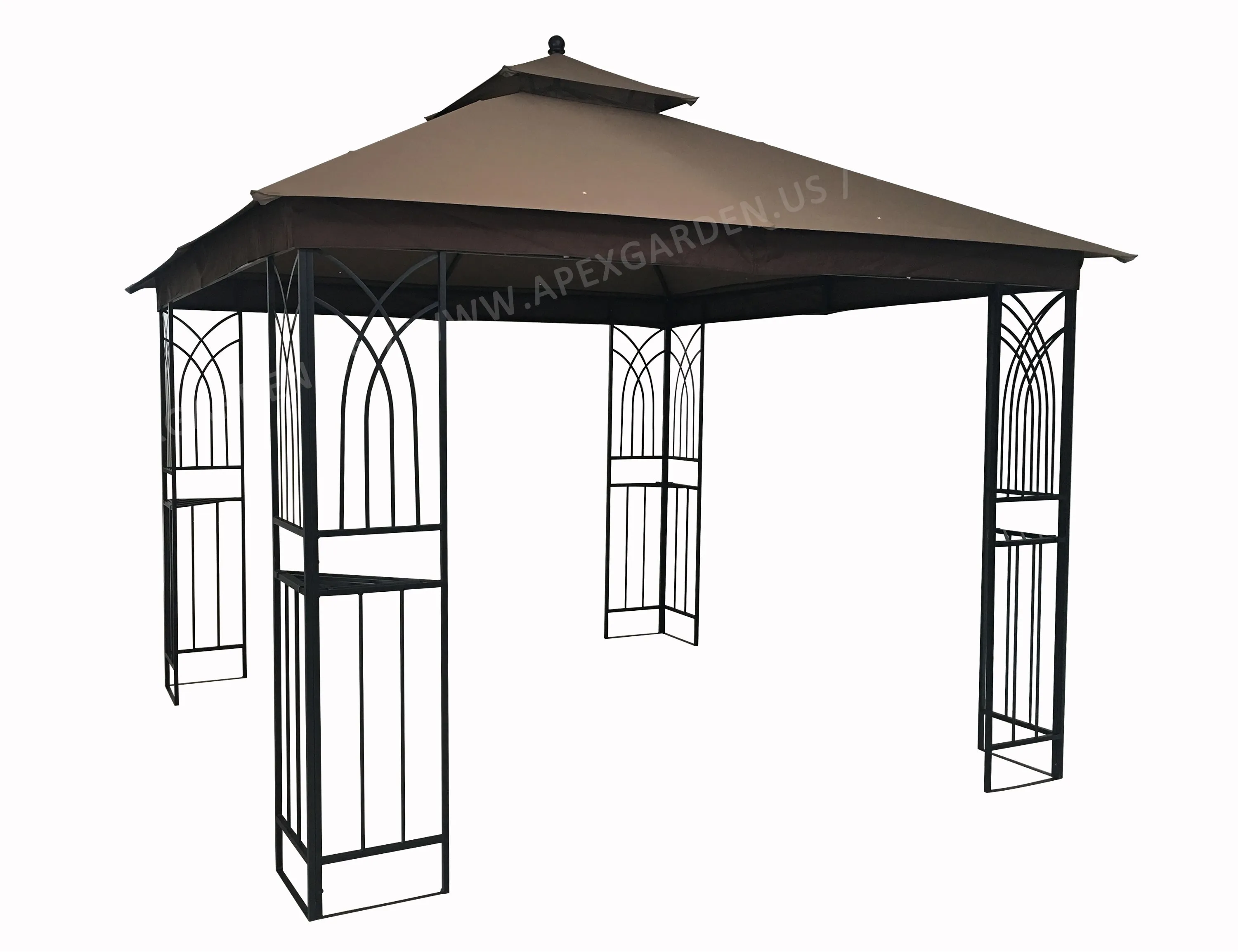 APEX GARDEN Harmony 10 ft. x 10 ft. Gazebo with Mosquito Net