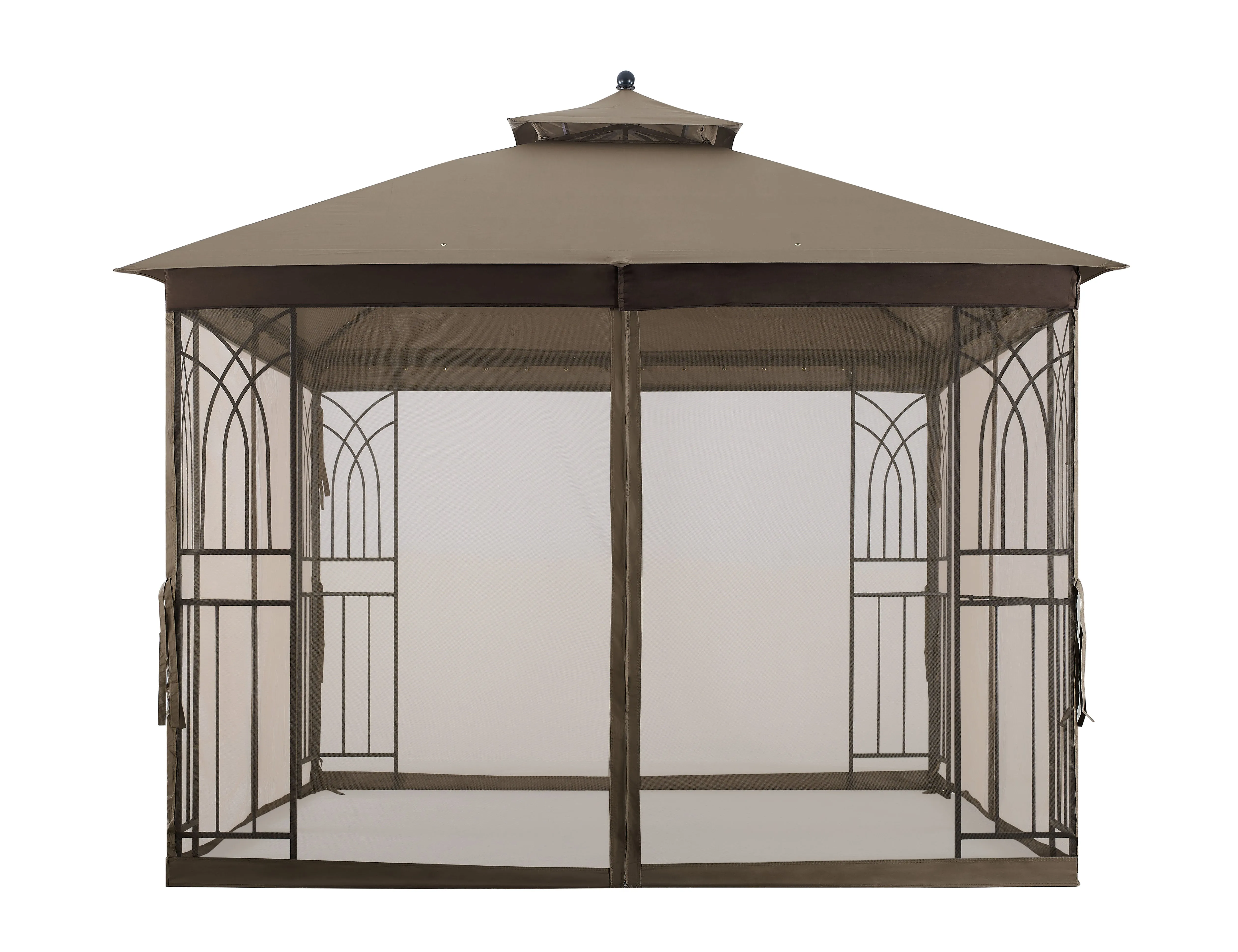 APEX GARDEN Harmony 10 ft. x 10 ft. Gazebo with Mosquito Net