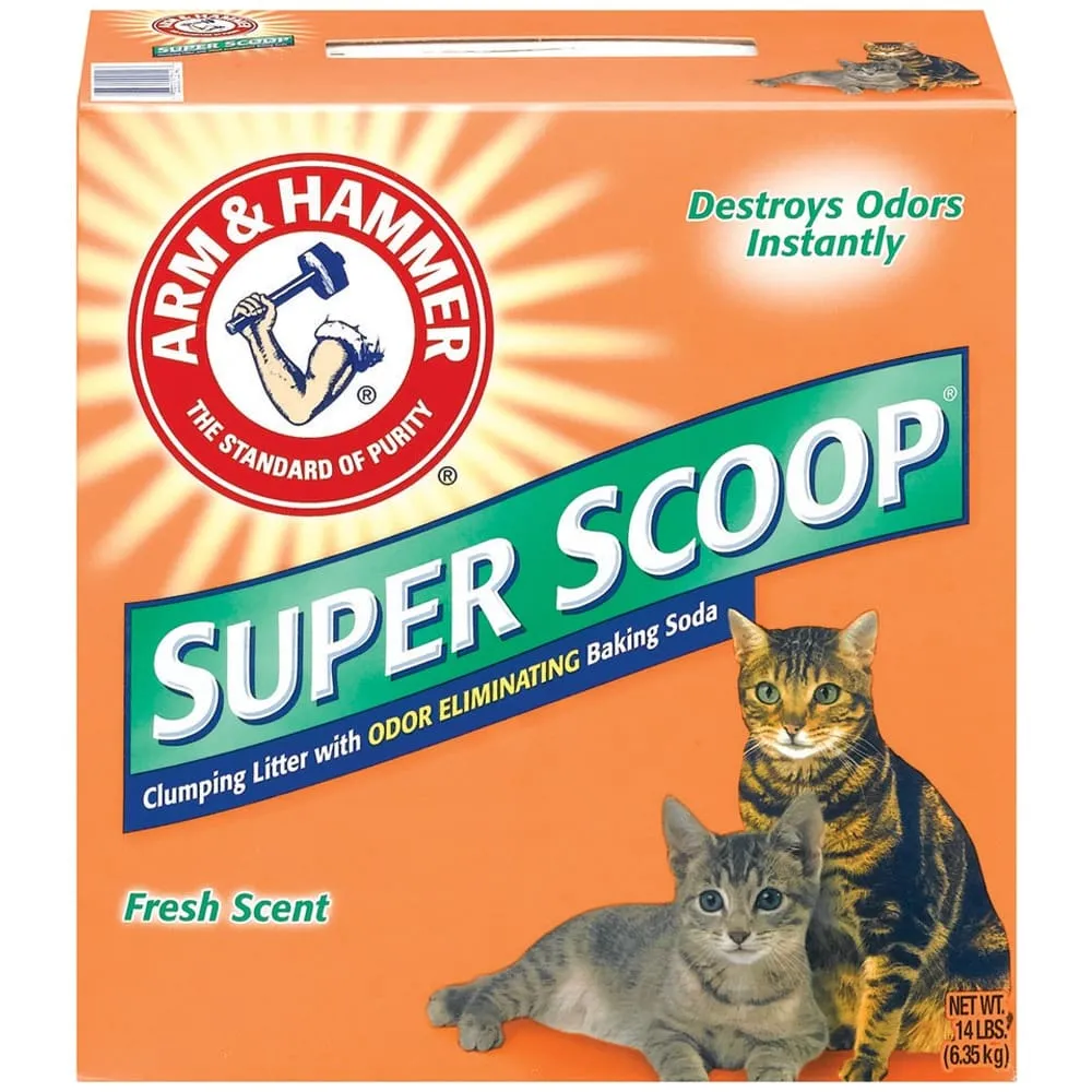 Arm & Hammer Super Scoop Clumping Cat Litter 14 lb