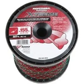 Arnold Xtreme 490-040-0032 Trimmer Line Spool, 0.155 in Dia, 327 ft L, Polymer, Maroon :SPOOL: QUANTITY: 1