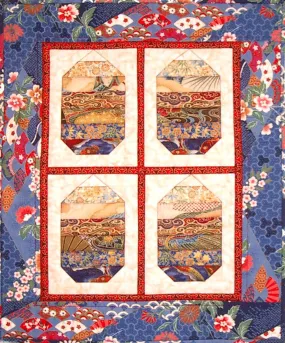 Asian Lanterns 4-patch Pattern CJC-4190w  - Wholesale Product