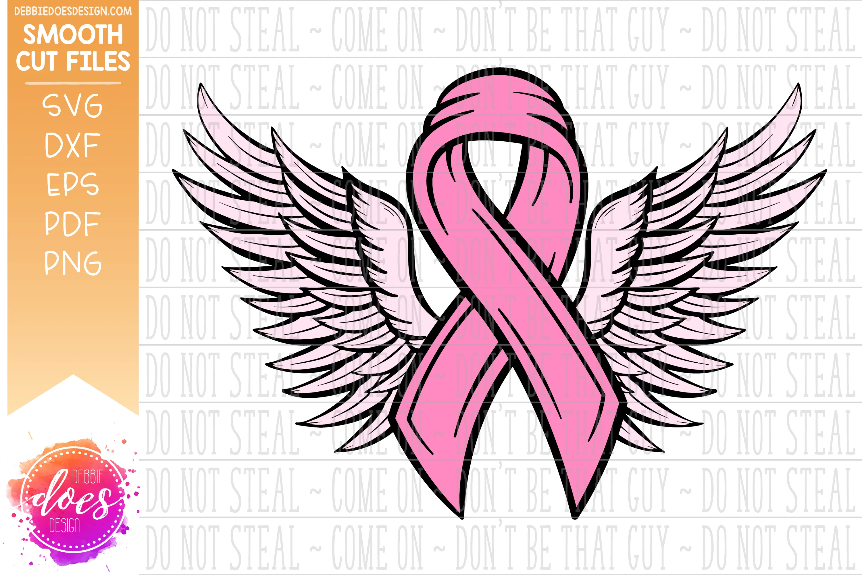 Awareness Ribbon Wings - SVG File