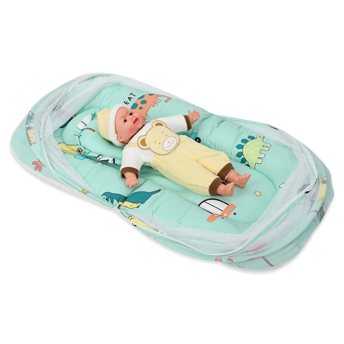 Baby Mosquito Net Portable Bed- Dino Days