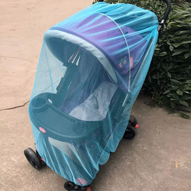 Baby Stroller Pushchair Mosquito Insect Shield Net Safe Infants Protection Mesh Stroller Accessories Mosquito Net 150cm