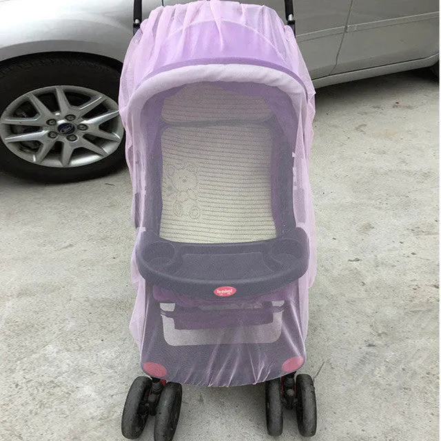 Baby Stroller Pushchair Mosquito Insect Shield Net Safe Infants Protection Mesh Stroller Accessories Mosquito Net 150cm