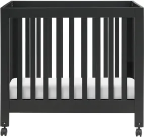 Babyletto Origami Mini Crib - Black Finish