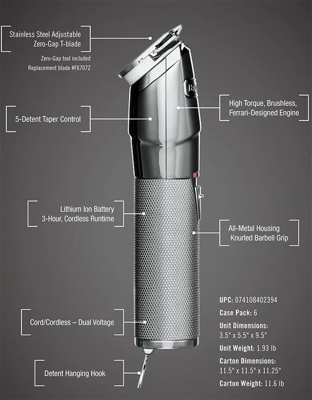 BaByliss PRO - CHROMFX Lithium Trimmer