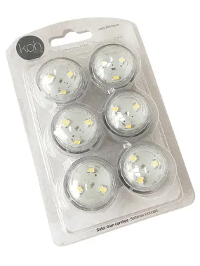 Battery Tealights 9cm - 6Pack