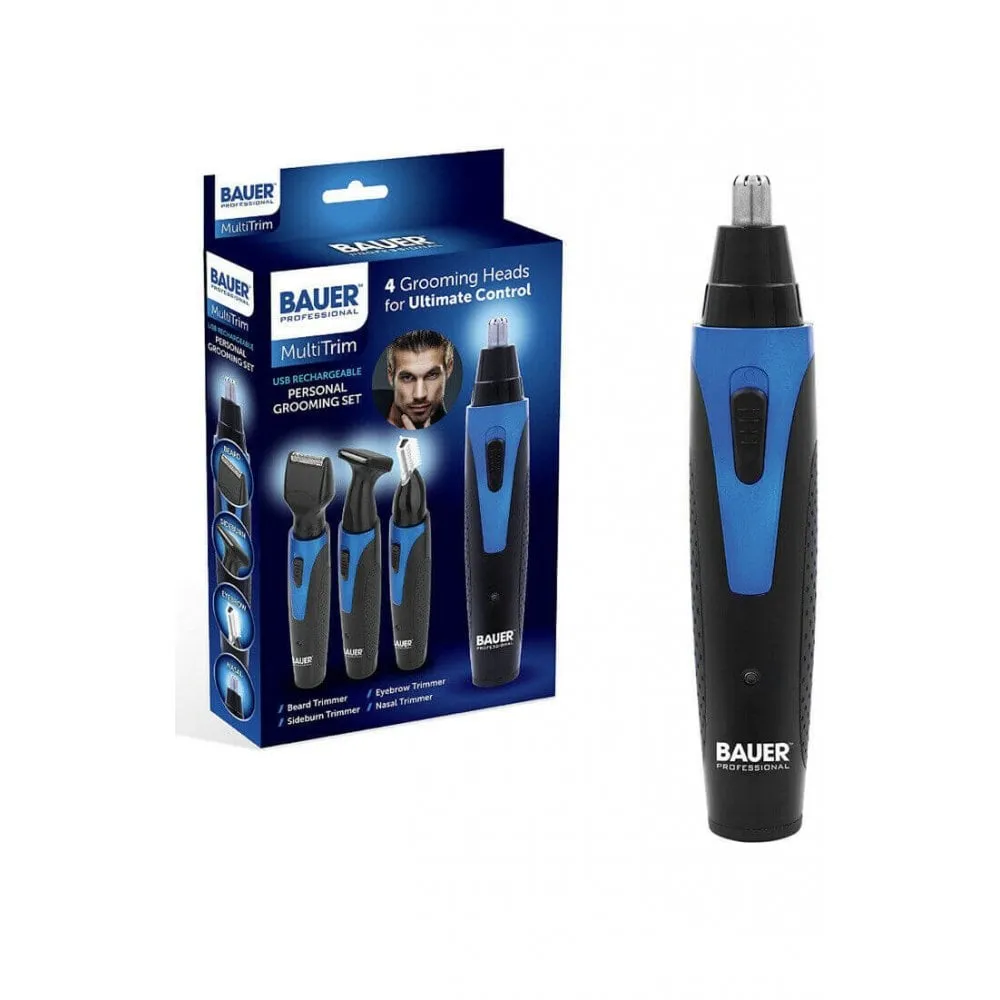 Bauer 4 in 1 Men's Rechargeable Trimmer