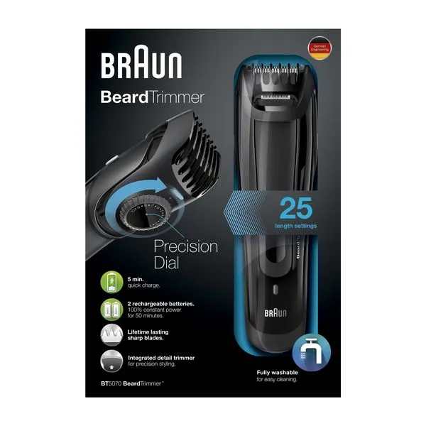 Beard Trimmer Braun BT5070 40 min