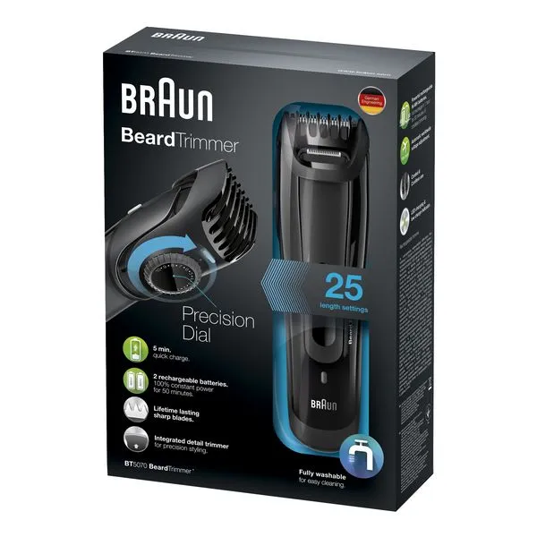 Beard Trimmer Braun BT5070 40 min