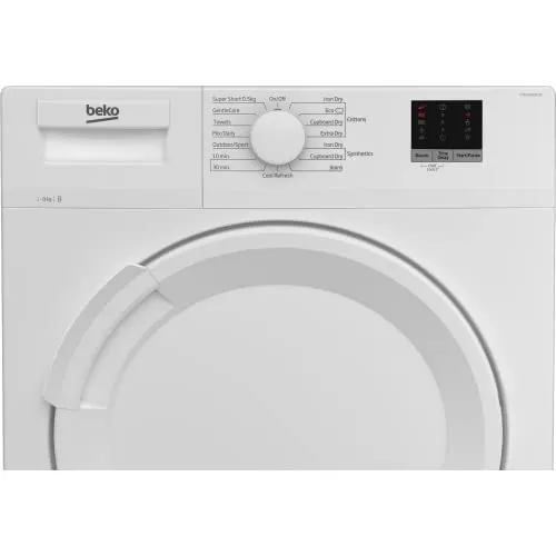 Beko DTLCE80051W Tumble Dryer 8 kg Capacity Condenser Dryer (New)