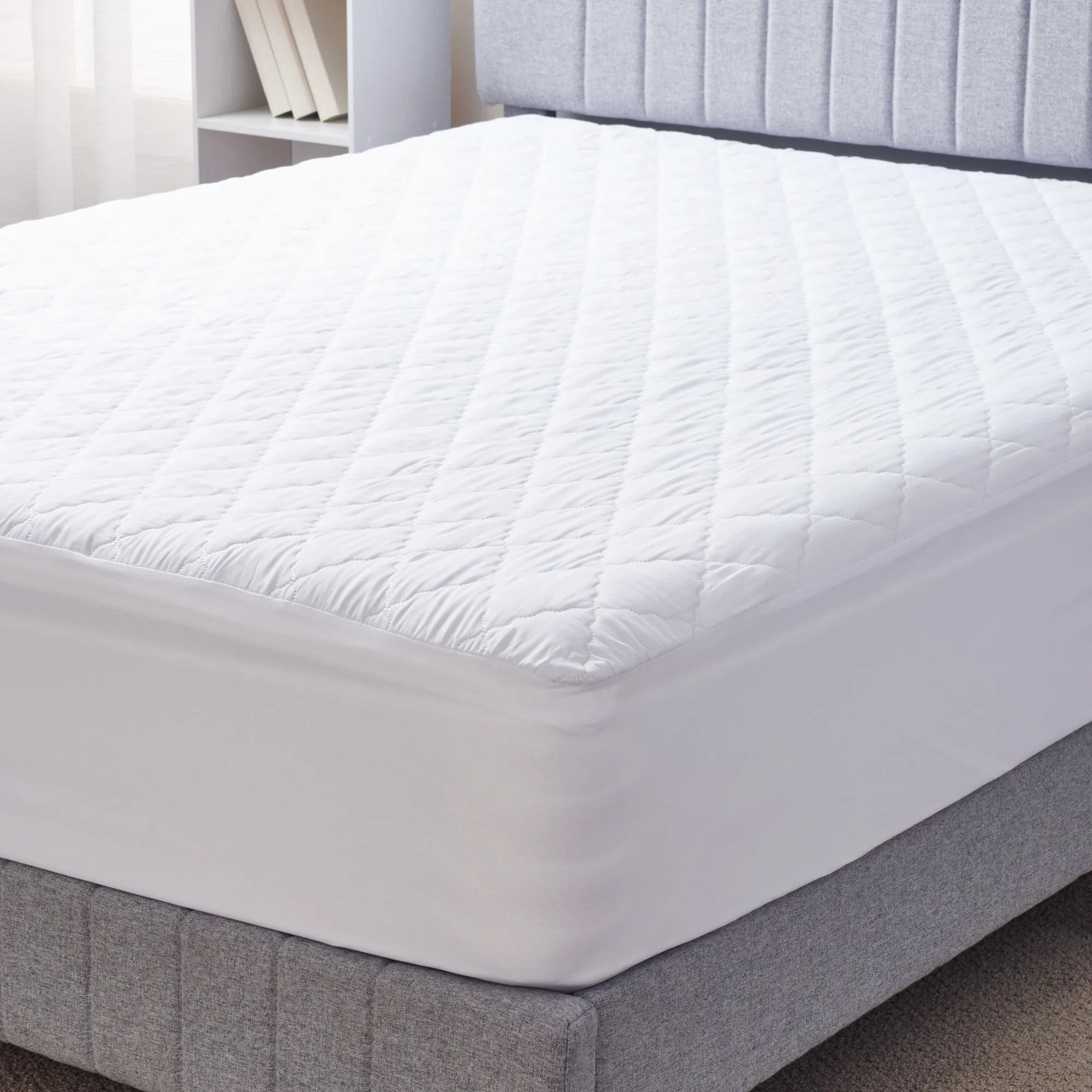 Bellisimo Waterproof Quilted Mattress Pad, King