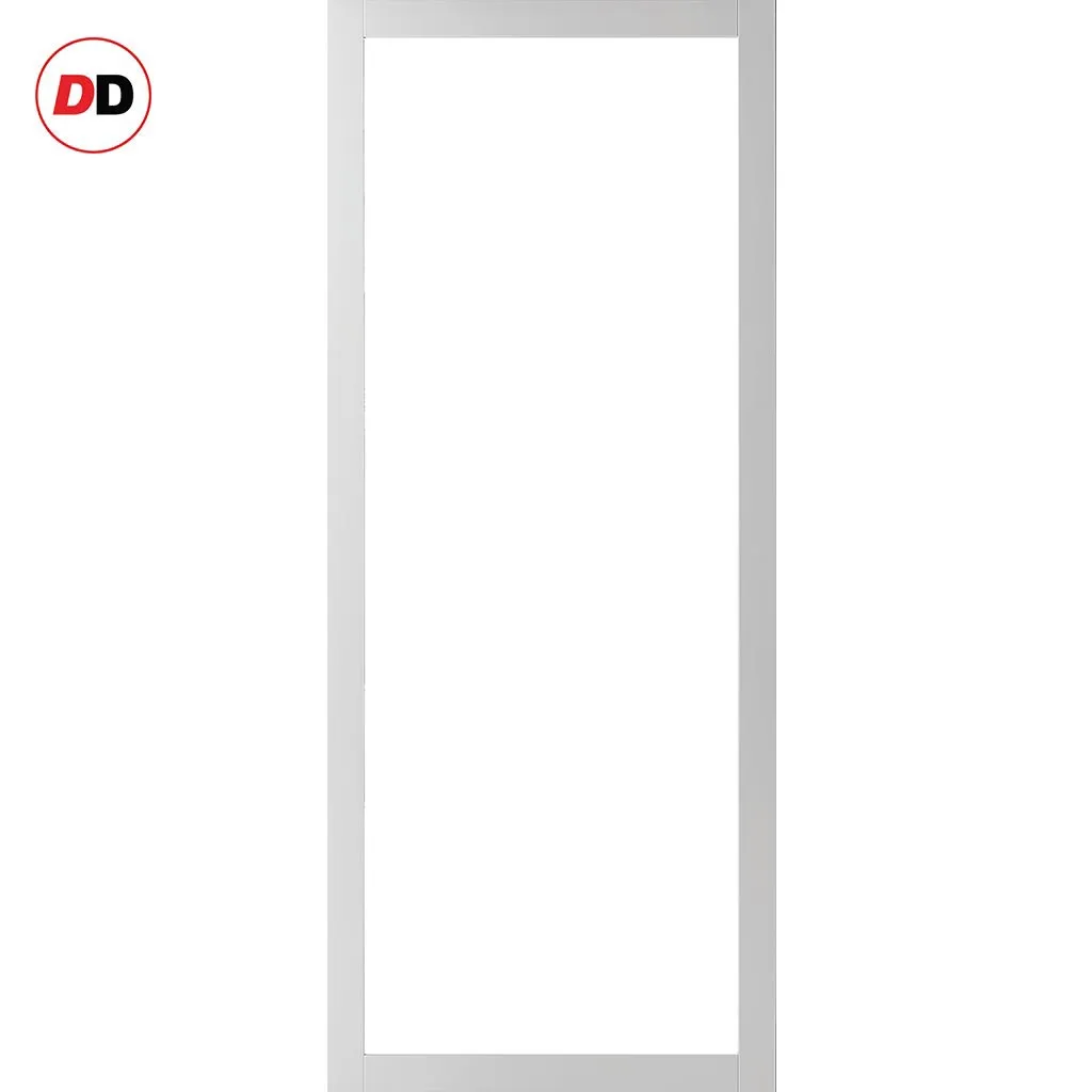 Bespoke Handmade Eco-Urban® Baltimore 1 Pane Double Absolute Evokit Pocket Door DD6301SG - Frosted Glass - Colour Options