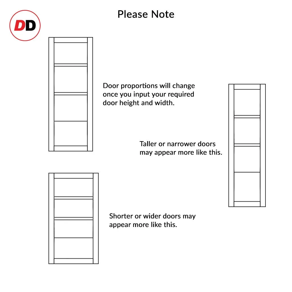 Bespoke Handmade Eco-Urban® Staten 3 Pane 1 Panel Single Evokit Pocket Door DD6310SG - Frosted Glass - Colour Options