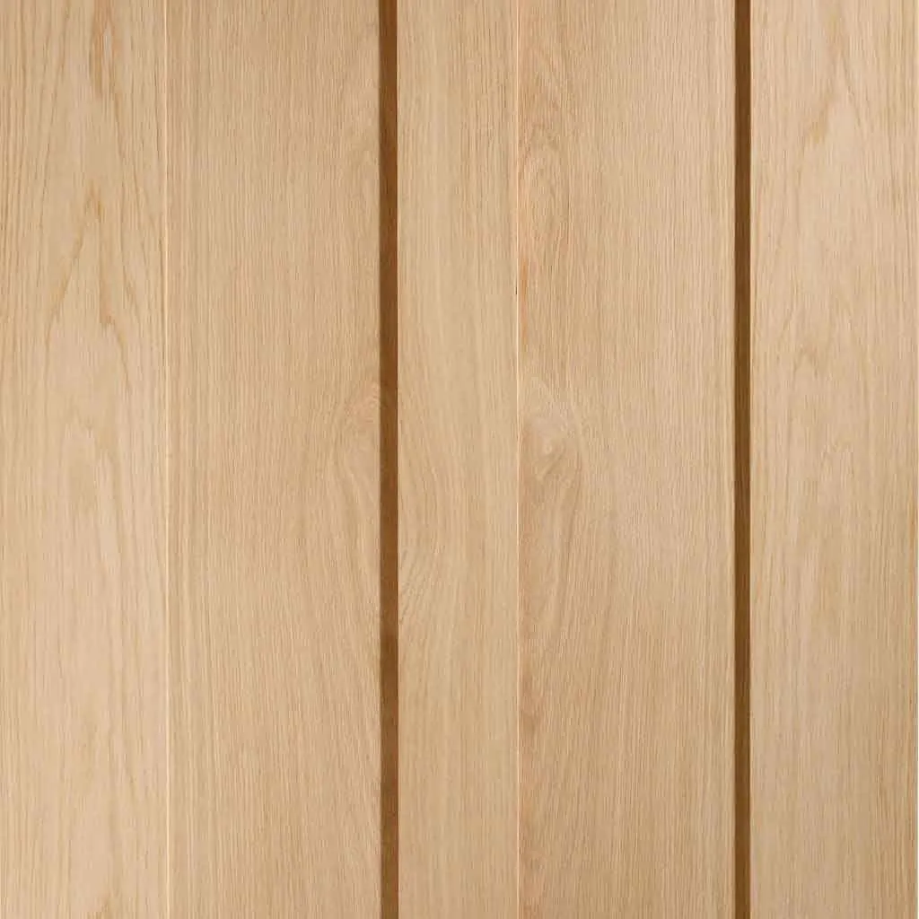 Bespoke Novara Oak 2 Panel 3 Door Maximal Wardrobe and Frame Kit