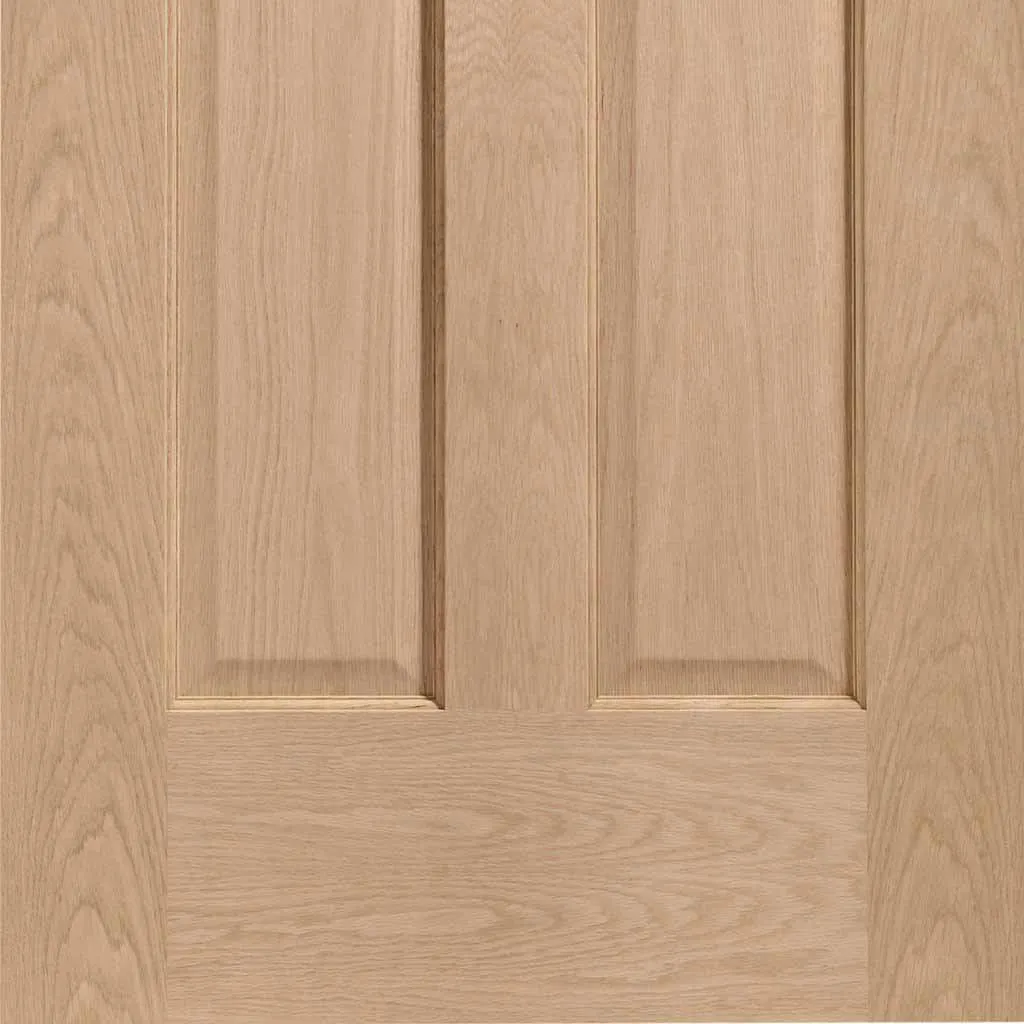 Bespoke Pass-Easi Victorian Oak 4 Panel - 4 Sliding Doors and Frame Kit - Prefinished