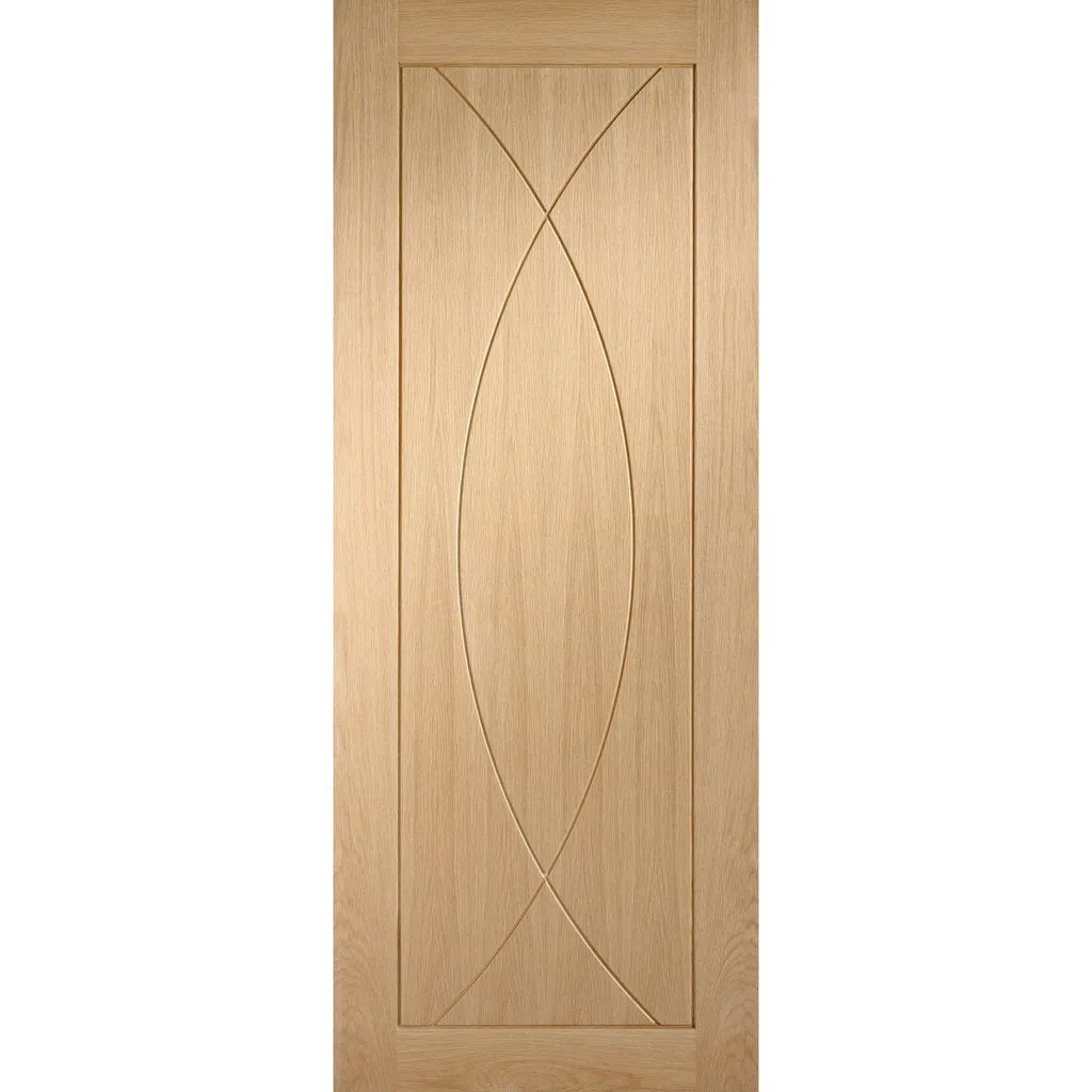 Bespoke Pesaro Oak Flush 2 Door Maximal Wardrobe and Frame Kit