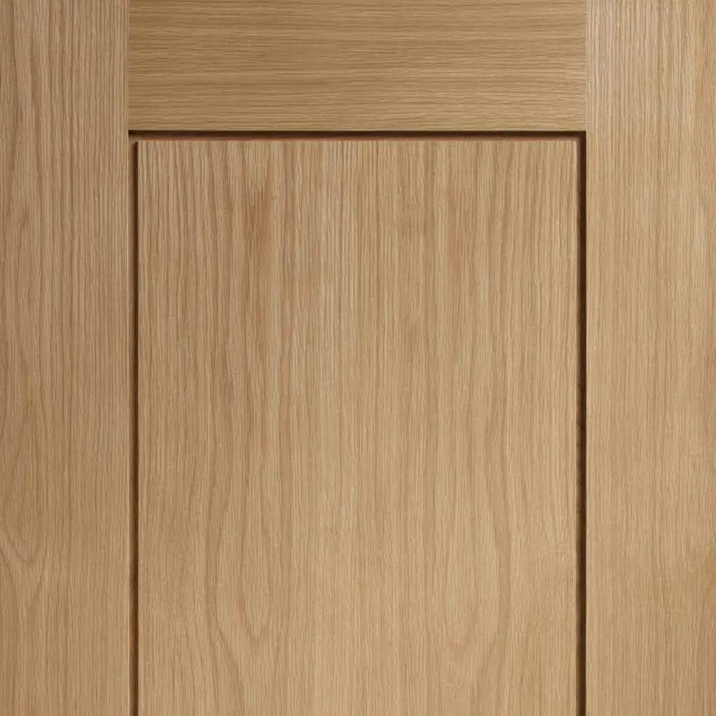 Bespoke Piacenza Oak 2 Panel Flush 3 Door Maximal Wardrobe and Frame Kit - Groove Design