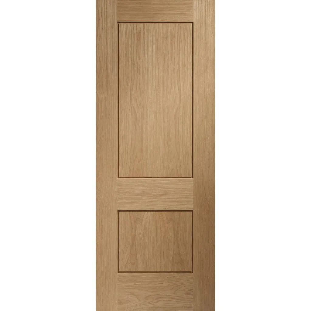 Bespoke Piacenza Oak 2 Panel Flush 3 Door Maximal Wardrobe and Frame Kit - Groove Design