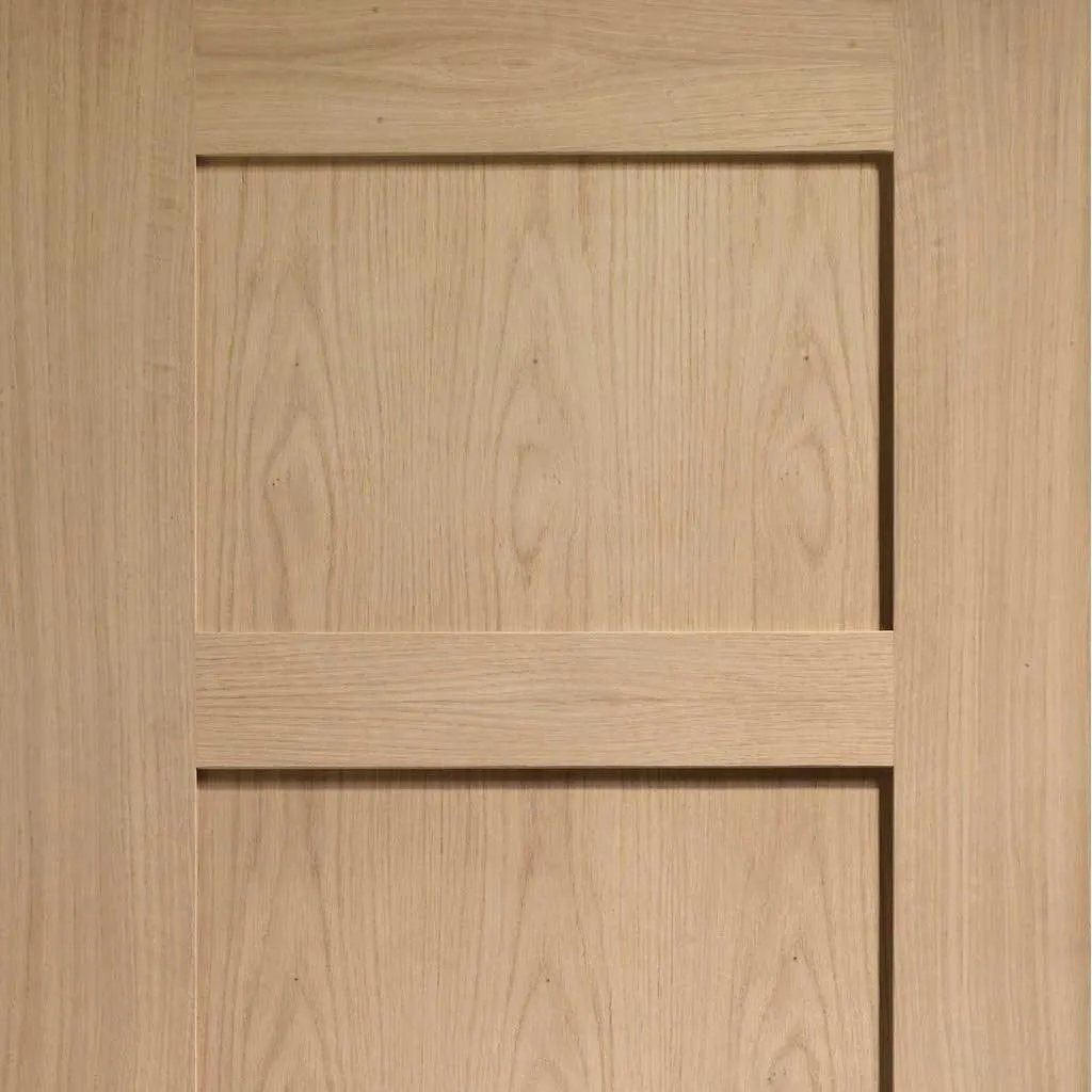 Bespoke Shaker Oak 4 Panel 2 Door Maximal Wardrobe and Frame Kit