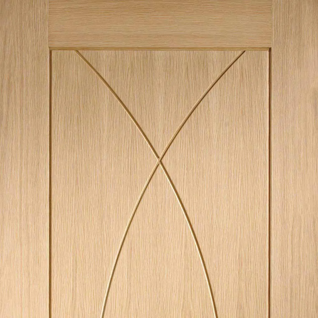 Bespoke Thrufold Pesaro Oak Flush Folding 3 1 Door