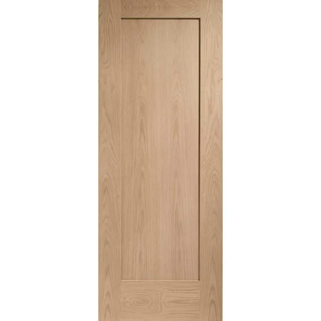 Bespoke Thruslide Surface P10 Oak 1 Panel - Sliding Double Door and Track Kit - Prefinished