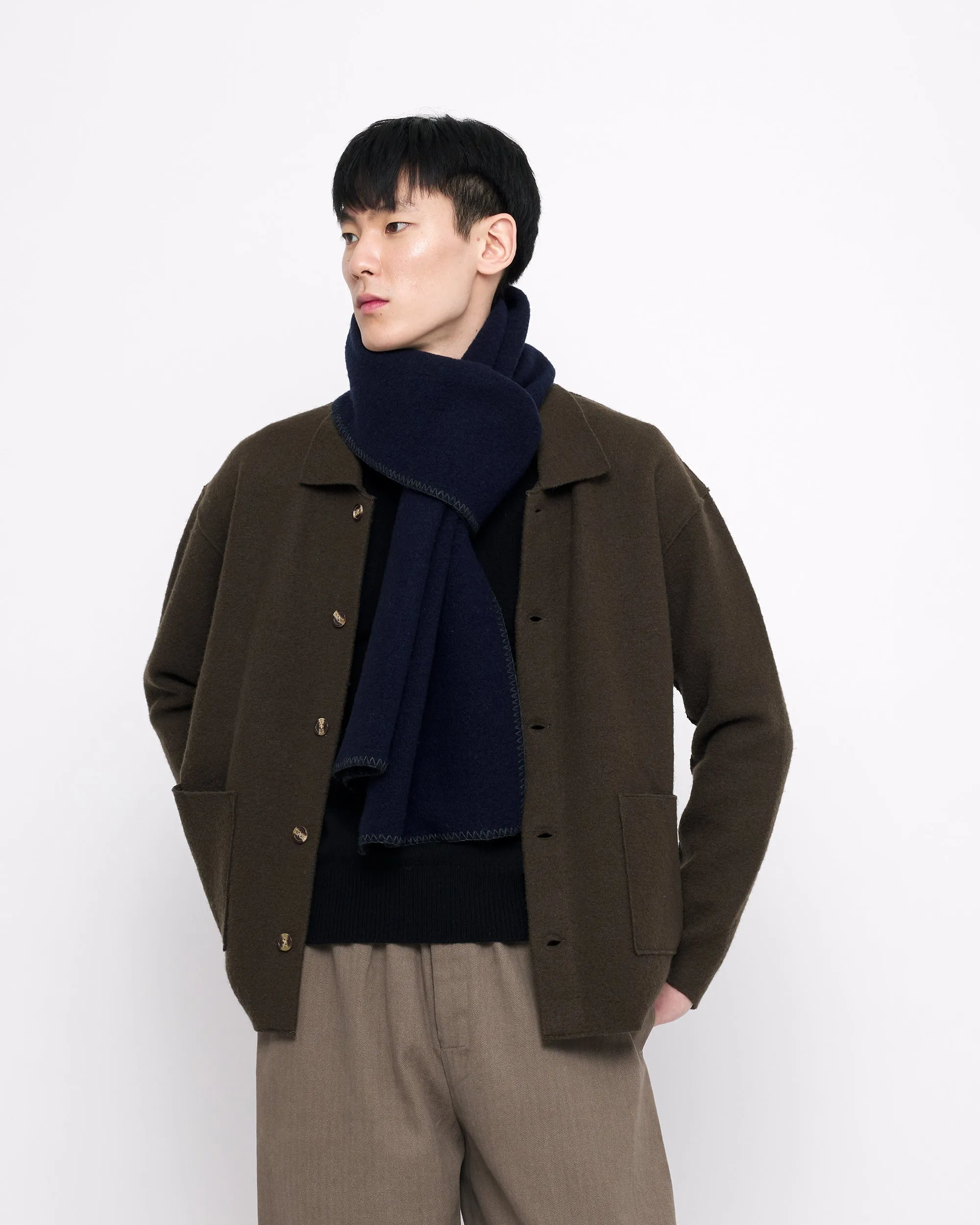 Boiled Wool Scarf - FW24 - Color Options