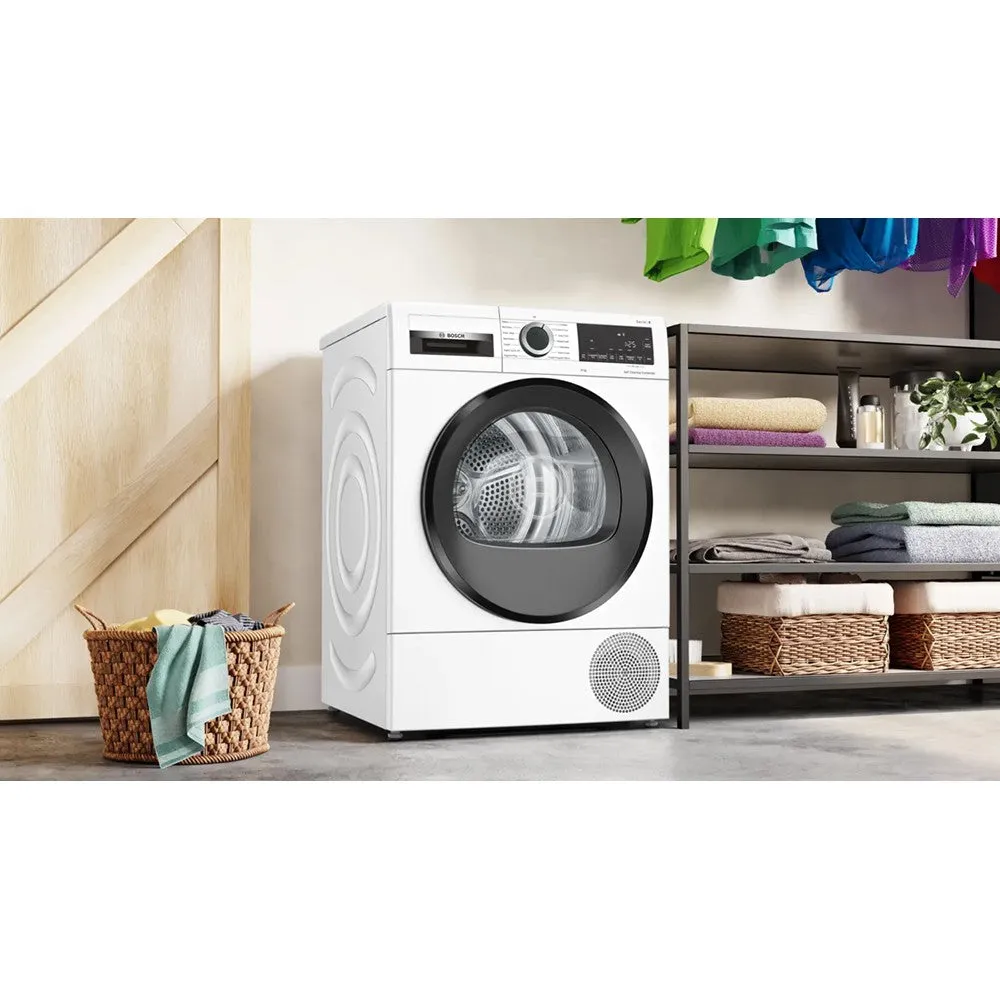 Bosch Series 6 9KG Freestanding Condenser Tumble Dryer - White | WQG245A0GB