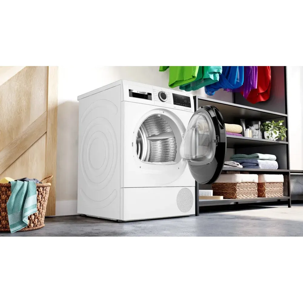 Bosch Series 6 9KG Freestanding Condenser Tumble Dryer - White | WQG245A0GB