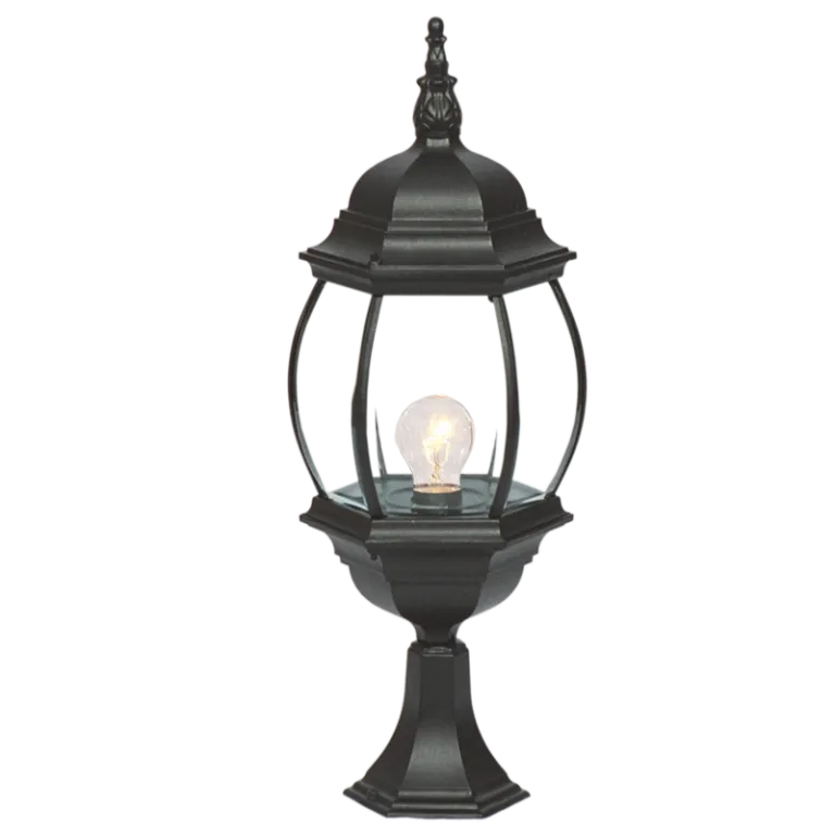 Bright Star Lighting L005 BLACK Pillar Lantern