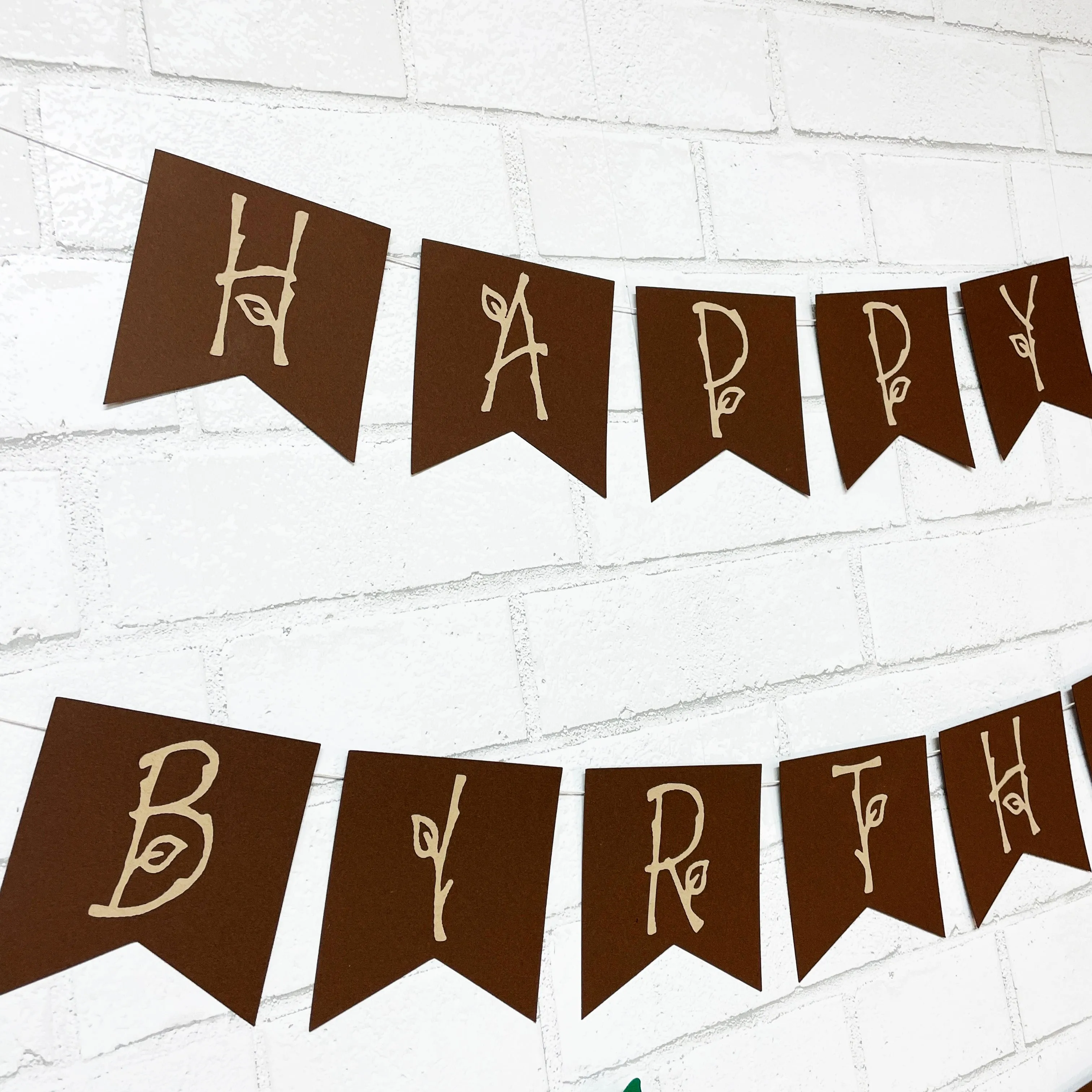 Camping Birthday Banner