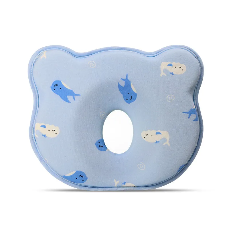 Cartoon Four Seasons Baby Headrest Anti-deviation Head Shaping For Children And Kids Pillow