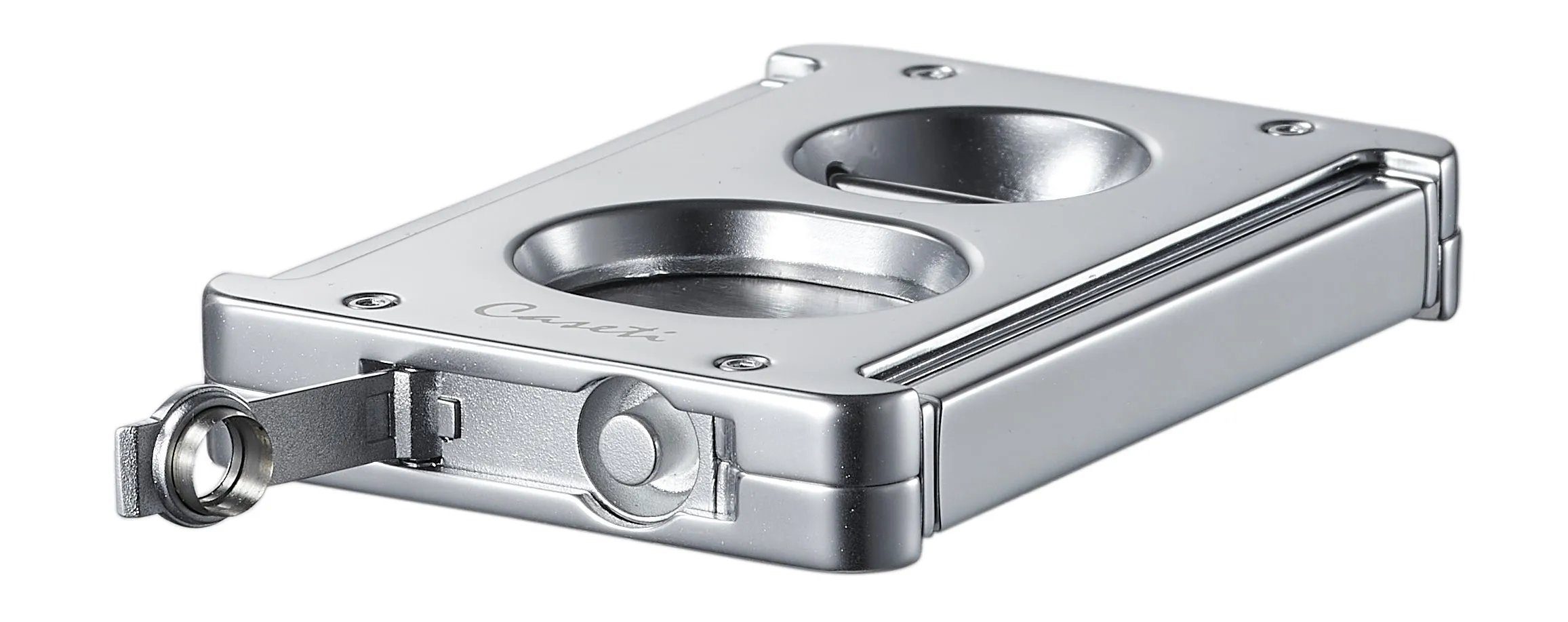 Caseti Trident X 3-in-1 Cigar Cutter - Chrome